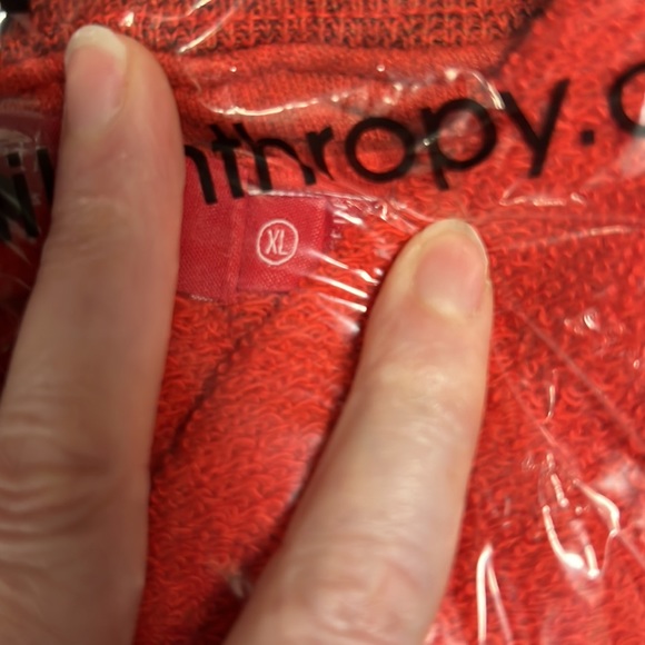 NWT n:Philanthropy Ventura Sweatshirt In Red Size Small or XL - Picture 7 of 7